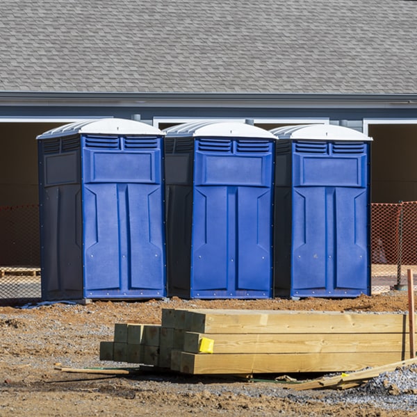 how can i report damages or issues with the porta potties during my rental period in Fields